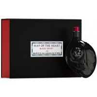 Map Of The Heart Black Heart V 2
